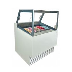 COMBISTEEL - Vitrine à crème glacée KOMODO 189 litres bac - 6X5 LTR