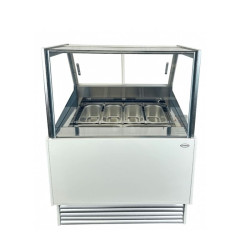 COMBISTEEL - Vitrine à crème glacée KOMODO 189 litres bac - 6X5 LTR