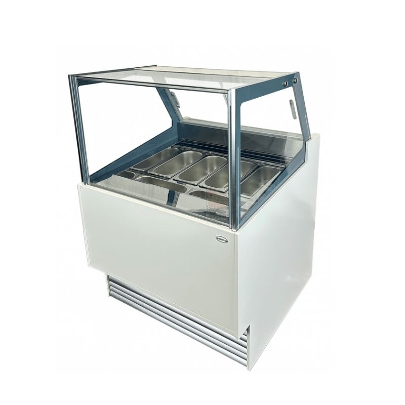 COMBISTEEL - Vitrine à crème glacée KOMODO 189 litres bac - 6X5 LTR