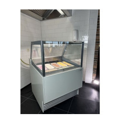 COMBISTEEL - Vitrine à crème glacée KOMODO 189 litres bac - 6X5 LTR