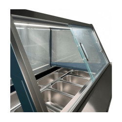 COMBISTEEL - Vitrine à crème glacée BORNEO 378 litres bac - 12X5 LTR