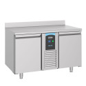 COMBISTEEL - Table réfrigérée positive -2/+8°C - 281L - dosseret - 2P gauche droite - H85 CM