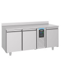 COMBISTEEL - Table réfrigérée positive -2/+8°C - dosseret - 474L - 3P - H85 CM