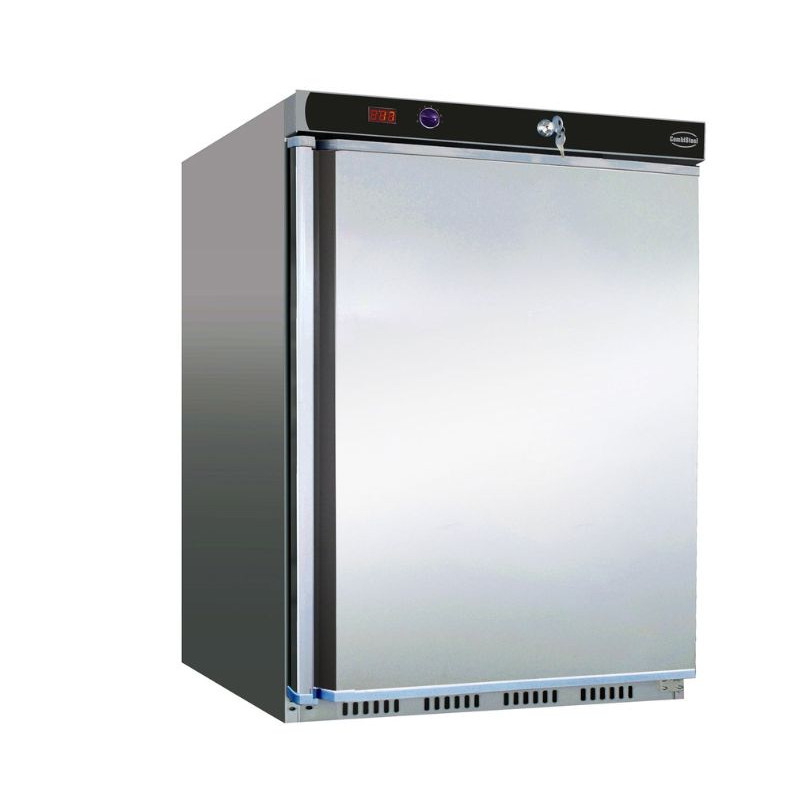 COMBISTEEL - Mini bar inox - 1 Porte +2°C/+8°C 130L