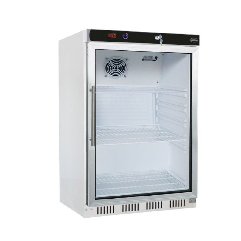 COMBISTEEL - Mini bar - 1 Porte en verre +2°C/+8°C 130L