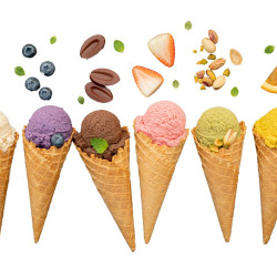 ISOTECH - Machine glace à  l'italienne 03 manettes  2 parfum + 1 mixte