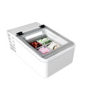 FRAMEC - Vitrine à crème et bâtonnets glacés 2X5 L STANDARD ouverture côté client