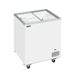 TEFCOLD - Congélateur pour crème glacée artisanale 491 litres standard couvercles coulissants plats