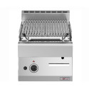 DIAMOND - Grill pierres de lave gaz 365x485 1/2 module grille en fonte "double face"