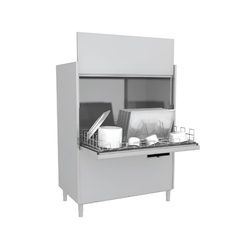 Lave-batterie avec condenseur de buée - 131 litres - Panier 1320 x 700 mm - TOPTECH - COLGED - TOP924RV1