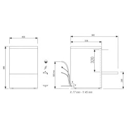 COLGED - PACK TOUT EN 1 - Lave-verres 400 X 400 avec osmoseur
