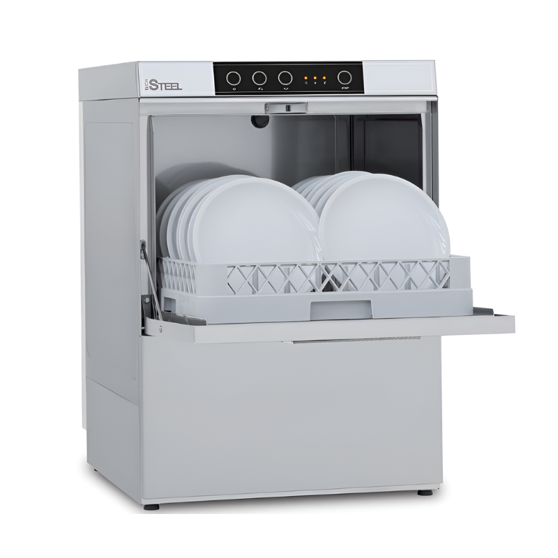 COLGED - Lave-vaisselle - 20 litres - STEELTECH V1 - Panier 500 x 500 - Avec pompe de vidange - Sans adoucisseur