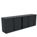 Furnotel - Arrière-bars skinplate 698 litres - Groupe logé - 4 portes pleines