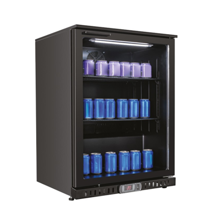Furnotel - Arrière-bars skinplate 134 litres - 1 porte vitrée