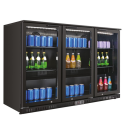 Furnotel - Arriere-bar 3 portes battantes 328 litres - 3 porte vitrée
