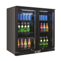 Furnotel - Arriere-bar 2 portes battantes 212 litres - 2 portes vitrées