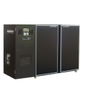 UNIFRIGOR - Arrière-bar Skinplate 323 litres - Série LEDS - Groupe logé - 2 petites portes pleines