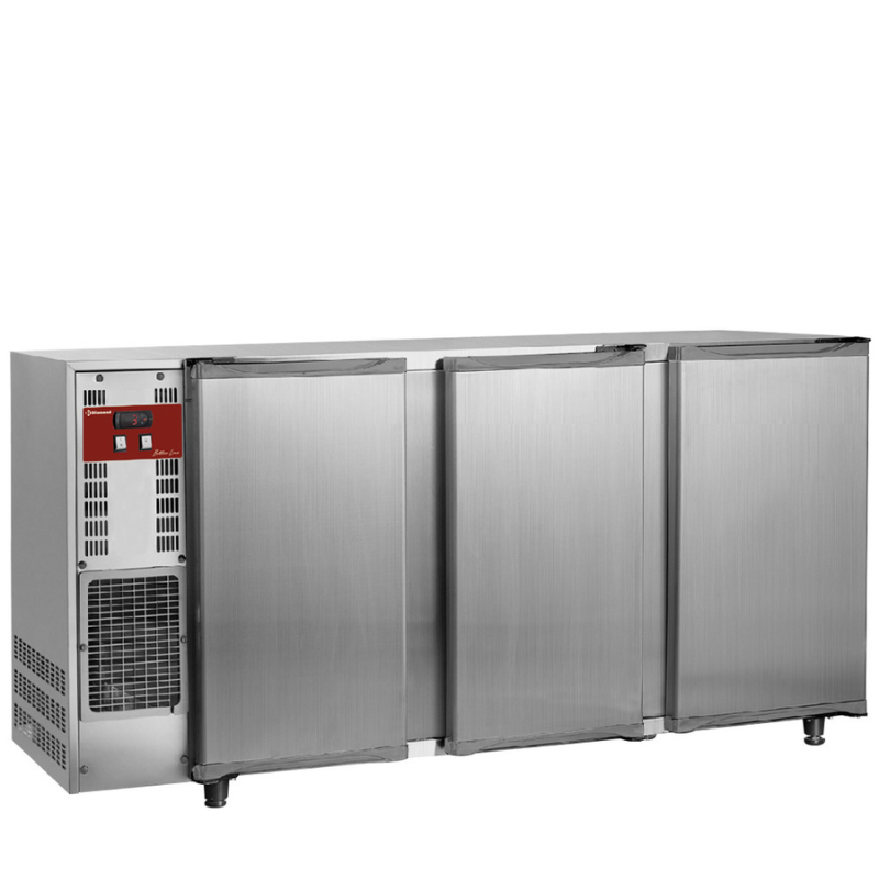 DIAMOND - Refroidisseur de bouteilles, acier inox 3 portes 579 litres