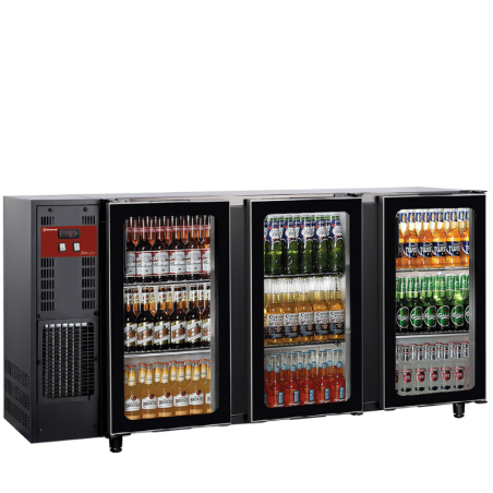 DIAMOND - Refroidisseur de bouteilles 3 portes vitrées 579 litres
