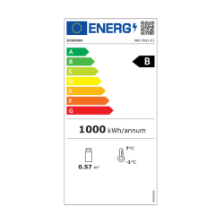 DIAMOND - Refroidisseur de bouteilles 201 litres "arrière bar" ventilé 2 portes vitrées coulissantes