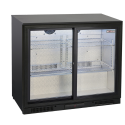 DIAMOND - Refroidisseur de bouteilles 201 litres "arrière bar" ventilé 2 portes vitrées coulissantes