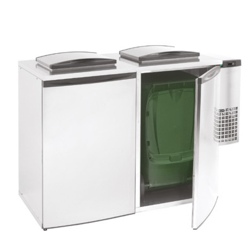 FURNOTEL - Refroidisseur de déchets avec unité frigorifique - 2 x 240 L