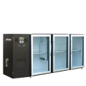 Unifrigor - Arrière-bar Skinplate - 523 litres - Série LEDS - Groupe logé - 3 larges portes vitrées