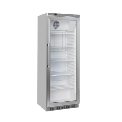 DIAMOND - Armoire frigorifique 3°/+10°C 600 Litres GN 2/1 porte vitrée ventilée acier inox