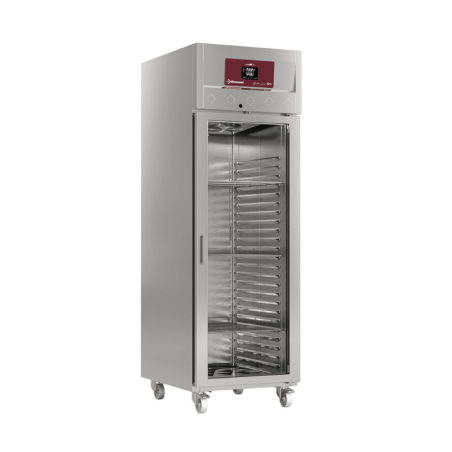 DIAMOND - Armoire frigorifique 700 Litres  0°/+8°C ventilée 1 porte vitrée (GN 2/1), sur roues