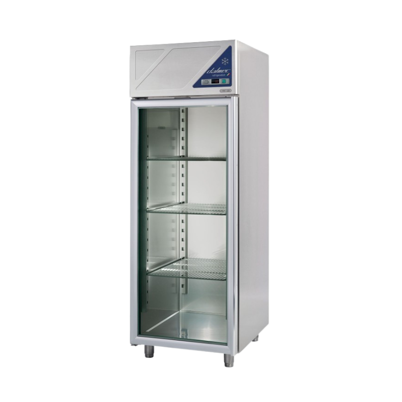 DALMEC - Armoire réfrigérée positive -2/+10°C - 1 porte vitrée - 600 L - Avec groupe logé