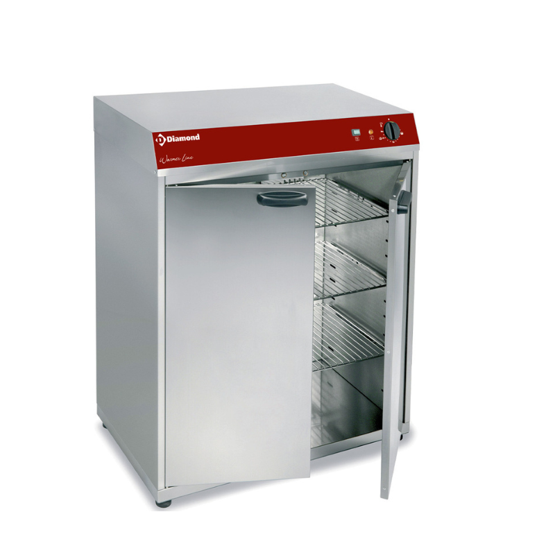 DIAMOND - Armoire chauffante et maintien en T° +30°/+130°C ventilée 2 portes
