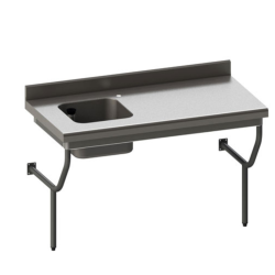 SOFINOR - Table du chef semi-suspendue P70 cm gauche ou droite