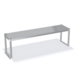 SOFINOR - Etagères à fixer sur table 1 étage H400 mm 2 étages 600 mm