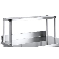 SOFINOR - Etagères à fixer sur table 1 étage H400 mm 2 étages 600 mm