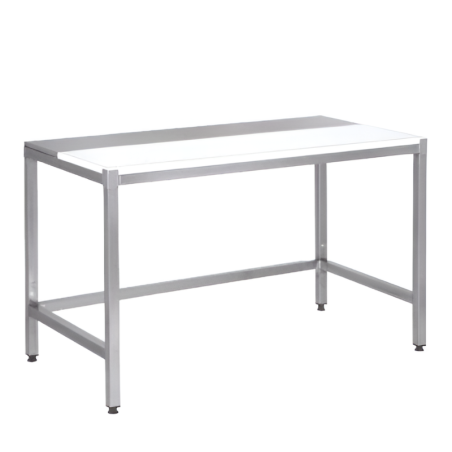 SOFINOR - Tables de découpe mixtes inox/polytéthylène P70 cm à pied carrés soudés
