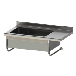 SOFINOR - Table de déboitage suspendue 3 bacs GN 1/1 Gauche pour bacs gastros perforés