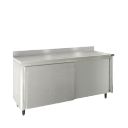 OFINOR - Meubles bas bords dosseret sur pied ABS droits P60 cm H90 cm