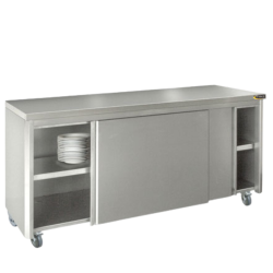 SOFINOR - Meubles bas bords centrale sur pied ABS droits L60 cm H90 cm