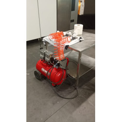 KRAUTZBERGER - Pistolet de pulvérisation certificat hygiène dorure manuel - 250 ML - INOX - PAR GRAVITÉ -  MIGNON 4 S H