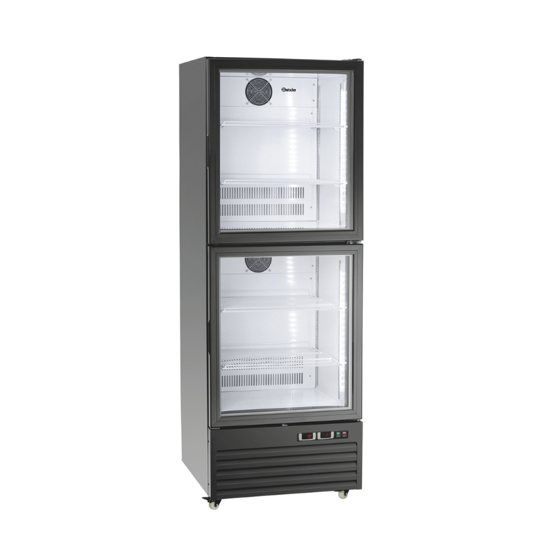 BARTSCHER - Armoire froide bi-température réfrigérateur + congélateur - 430L blanc
