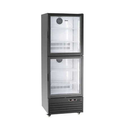 BARTSCHER - Armoire froide bi-température réfrigérateur + congélateur - 430L blanc