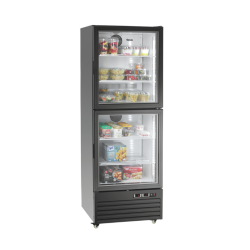 BARTSCHER - Armoire froide bi-température réfrigérateur + congélateur - 430L blanc