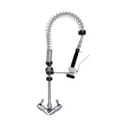 SOFINOR - Douchette mélangeuses H700 mm à fixer sur tables et plonges avec robinet de puisage à  bec orientable