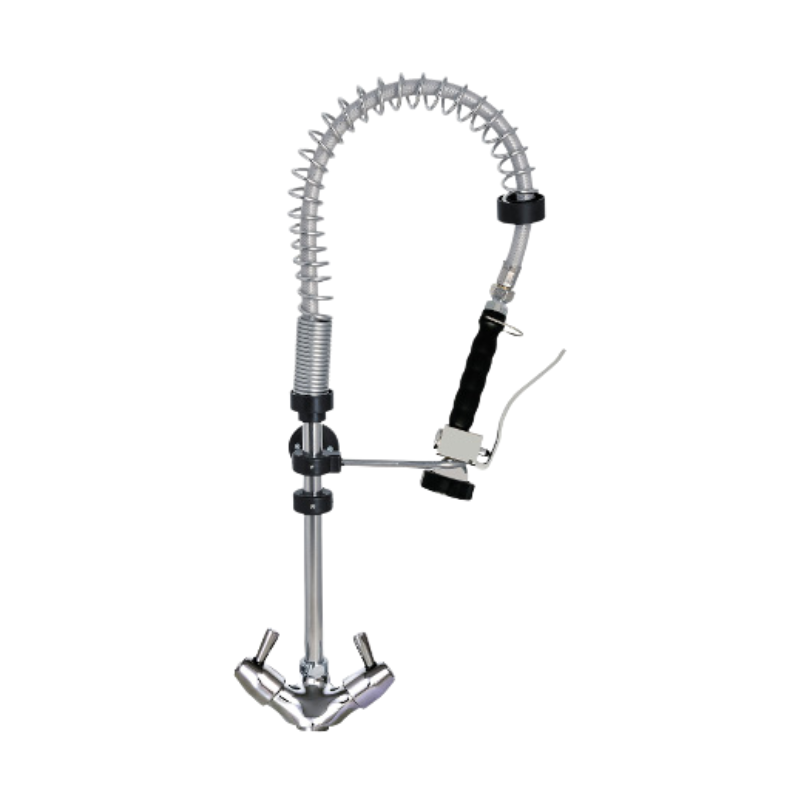 SOFINOR - Douchette mélangeuses H700 mm à fixer sur tables et plonges avec robinet de puisage à  bec orientable