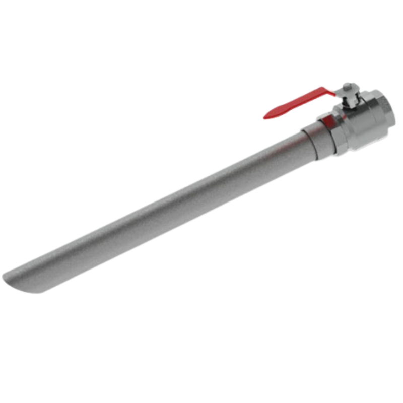 SOFINOR -  Vidange droite de cuve avec vanne simple