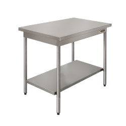 SOFINOR - Tables centrale  P60 cm H90 cm démontables standards sur vérins ABS