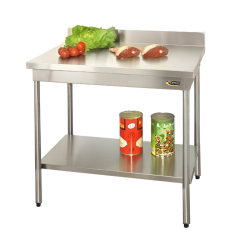 SOFINOR - Tables dosseret P60 cm H90 cm démontables standard sur vérins ABS