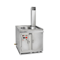 INBLAN - Friteuse à churros et beignets sur pieds électrique - digitale - gaz - Cuve cylindrique