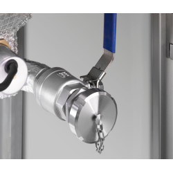 INBLAN - Friteuse à churros et beignets sur pieds électrique - digitale - gaz - Cuve cylindrique