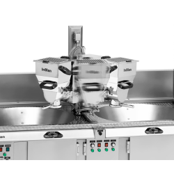 INBLAN - Friteuse à churros et beignets sur pieds électrique - digitale - gaz - Cuve cylindrique